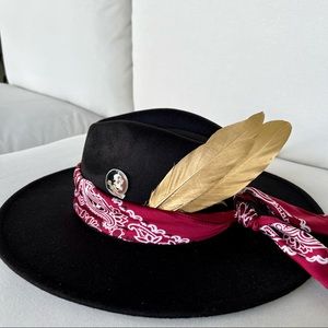 FSU Seminoles Fedora Wide Brim Hat | Florida State | Perfect for Game Day